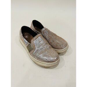 Ariat Gold Shimmer Slip on Rider Sneaker Western Women's 8